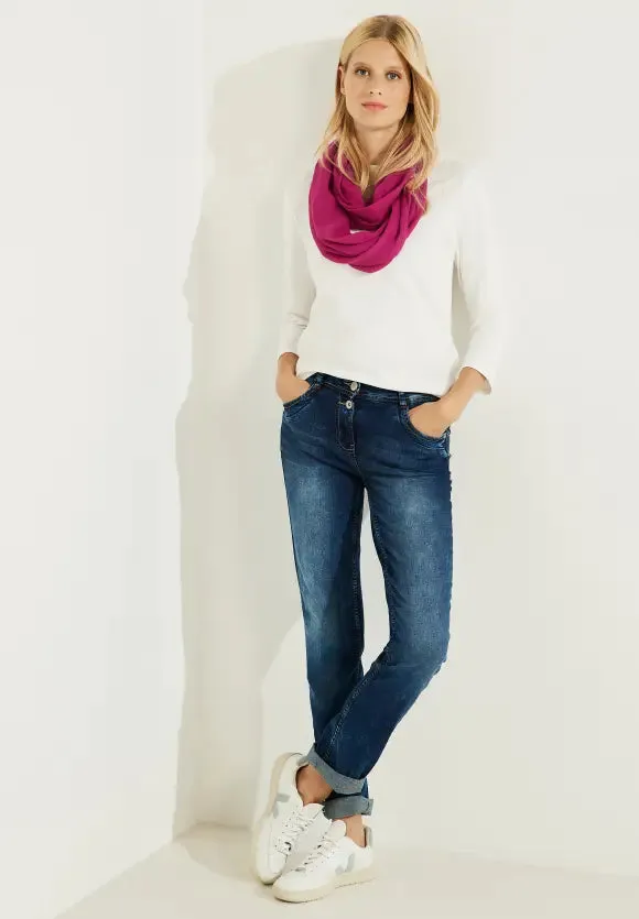 572180- Pink Loop Scarf- Cecil