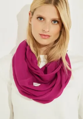 572180- Pink Loop Scarf- Cecil