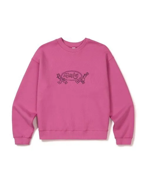 87MM  |Unisex Street Style Long Sleeves Cotton Logo Sweatshirts