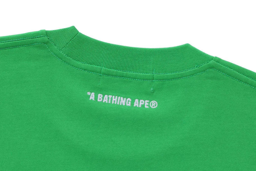 A BATHING APE  |Unisex Street Style U-Neck Long Sleeves Plain Cotton Midi