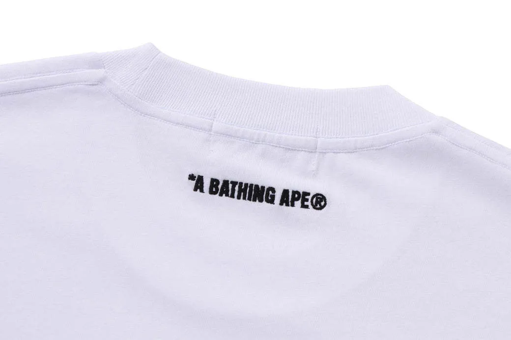 A BATHING APE  |Unisex Street Style U-Neck Long Sleeves Plain Cotton Midi