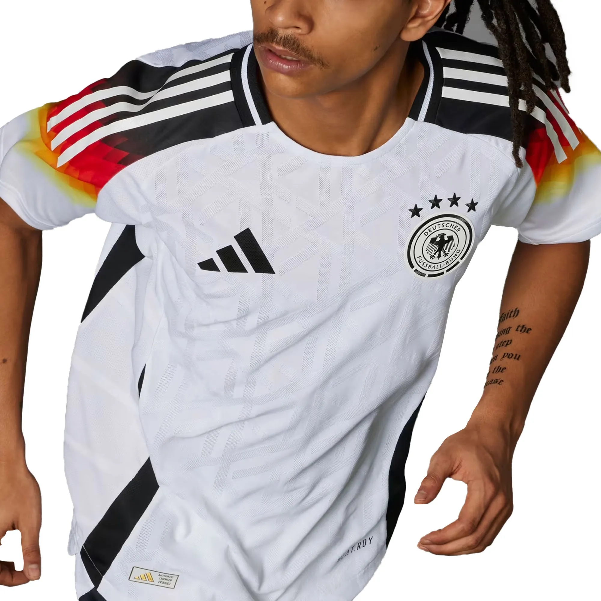 adidas Men's Germany 2024/25 Authentic Home Jersey White