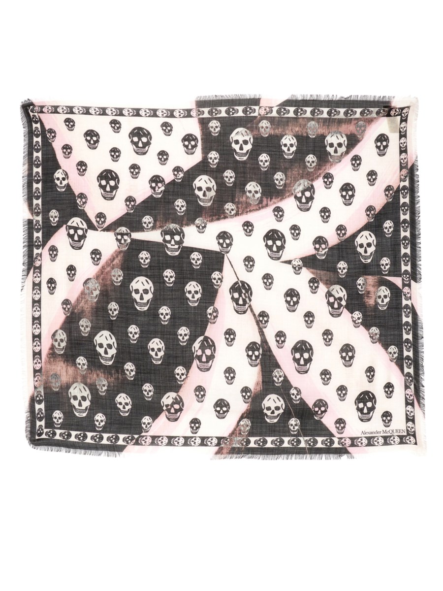 ALEXANDER McQUEEN    SKULL PRINT SCARF