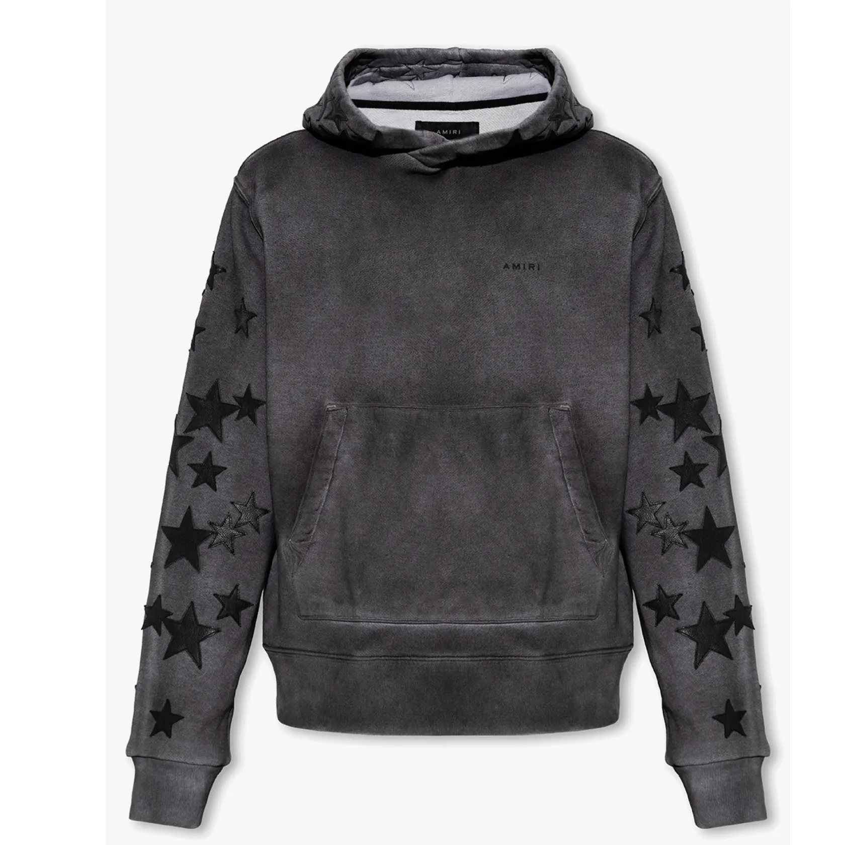 AMIRI  |Star Street Style Long Sleeves Cotton Logo Hoodies