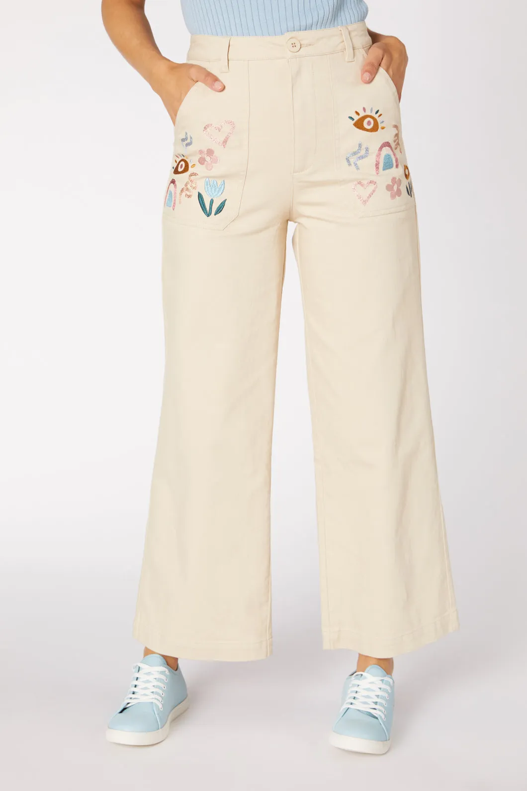 Arty Geo Embroidered Jean