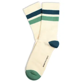 Athletique Classique Stripes Socks 6-pack Off White / Benzin / Soft Green