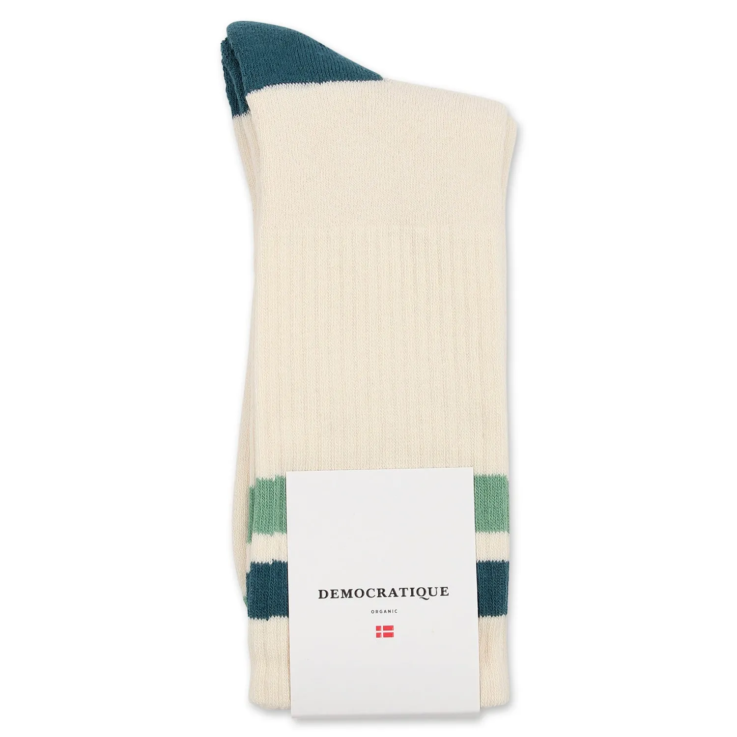 Athletique Classique Stripes Socks 6-pack Off White / Benzin / Soft Green