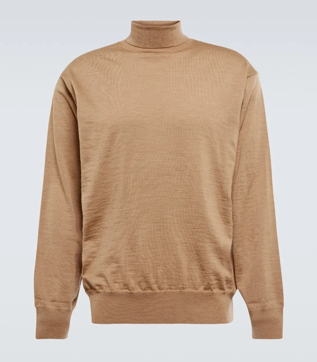 AURALEE  |Pullovers Wool Long Sleeves Plain Sweaters