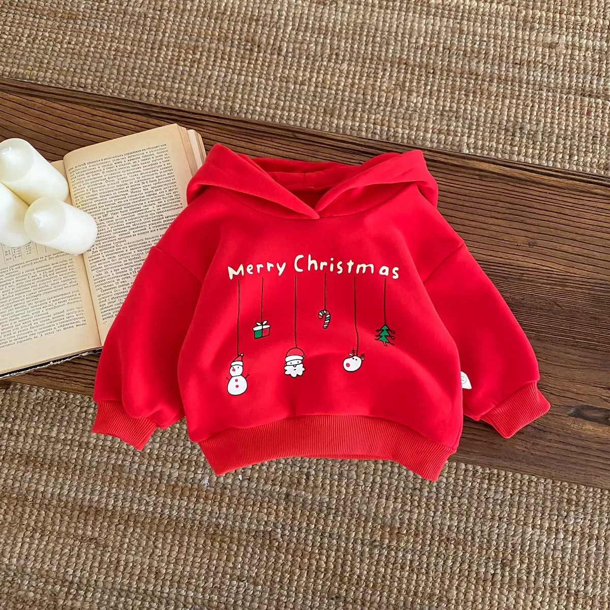 Baby Kid Girls Letters Christmas Hoodies Sweatshirts Wholesale 23101995