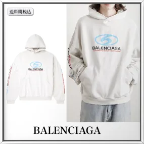 BALENCIAGA  |Pullovers Sweat Cotton Logo Luxury FX Advantage / Exclusive