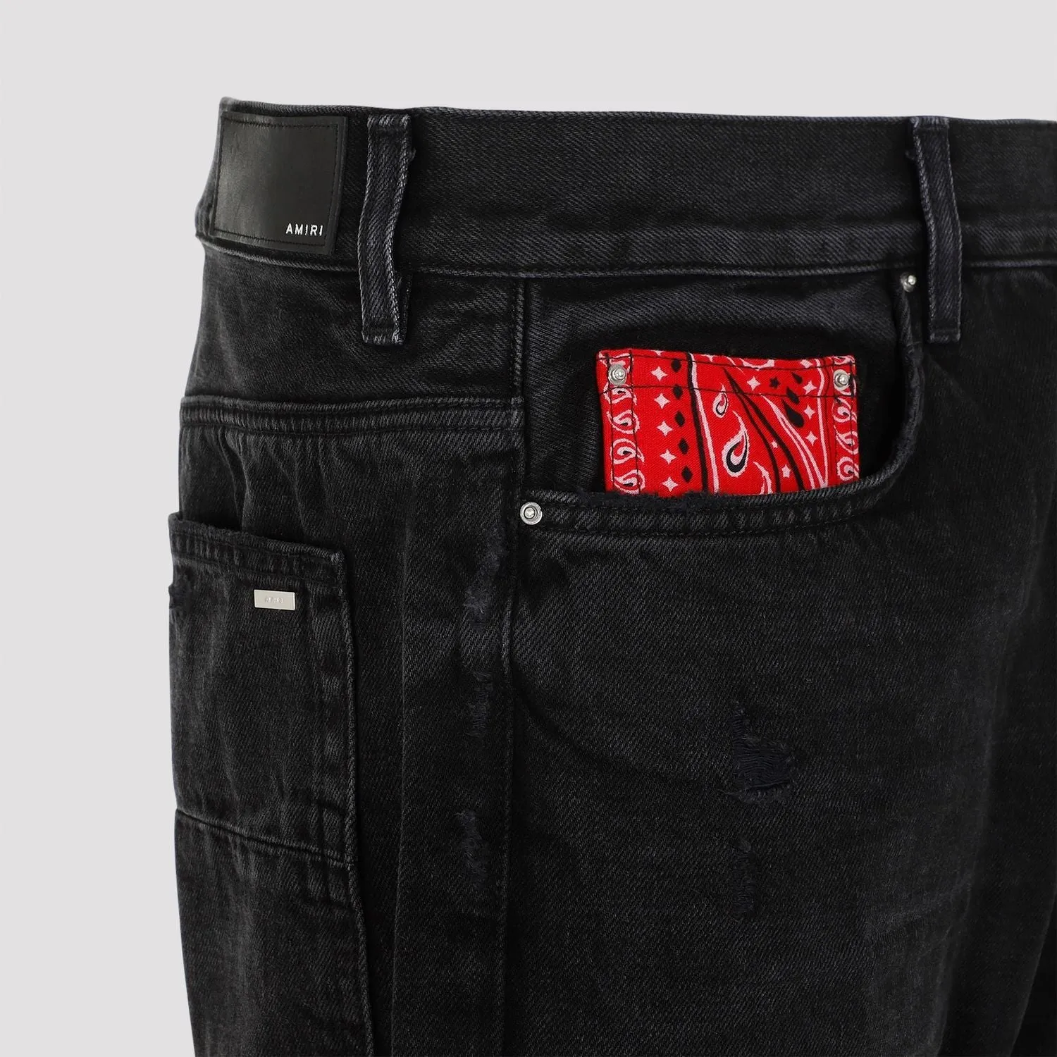 BANDANA REPAIR STRAIGHT JEANS