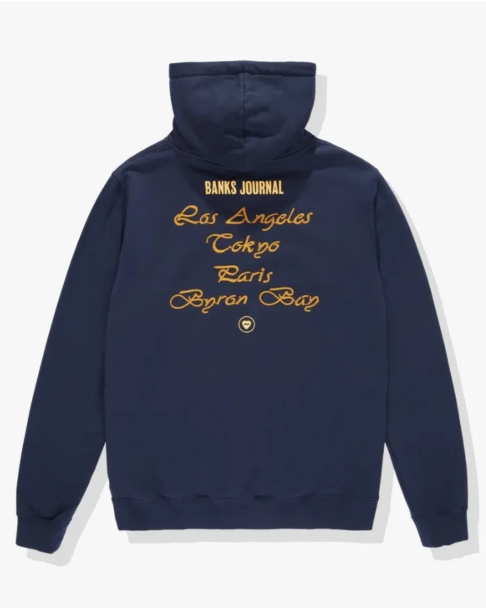 BANKS  |Pullovers Long Sleeves Cotton Logo Surf Style Hoodies