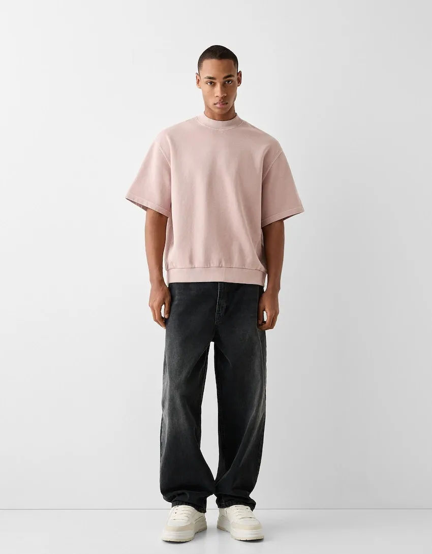 Bershka  |Pullovers Sweat Plain Sweatshirts