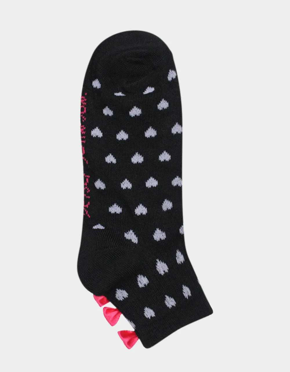 BETSEYS POLKA HEARTS 6 PACK BLACK