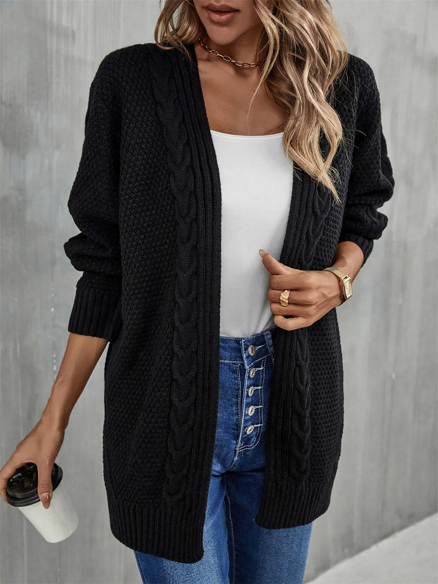 Calling on Cable Cardigan