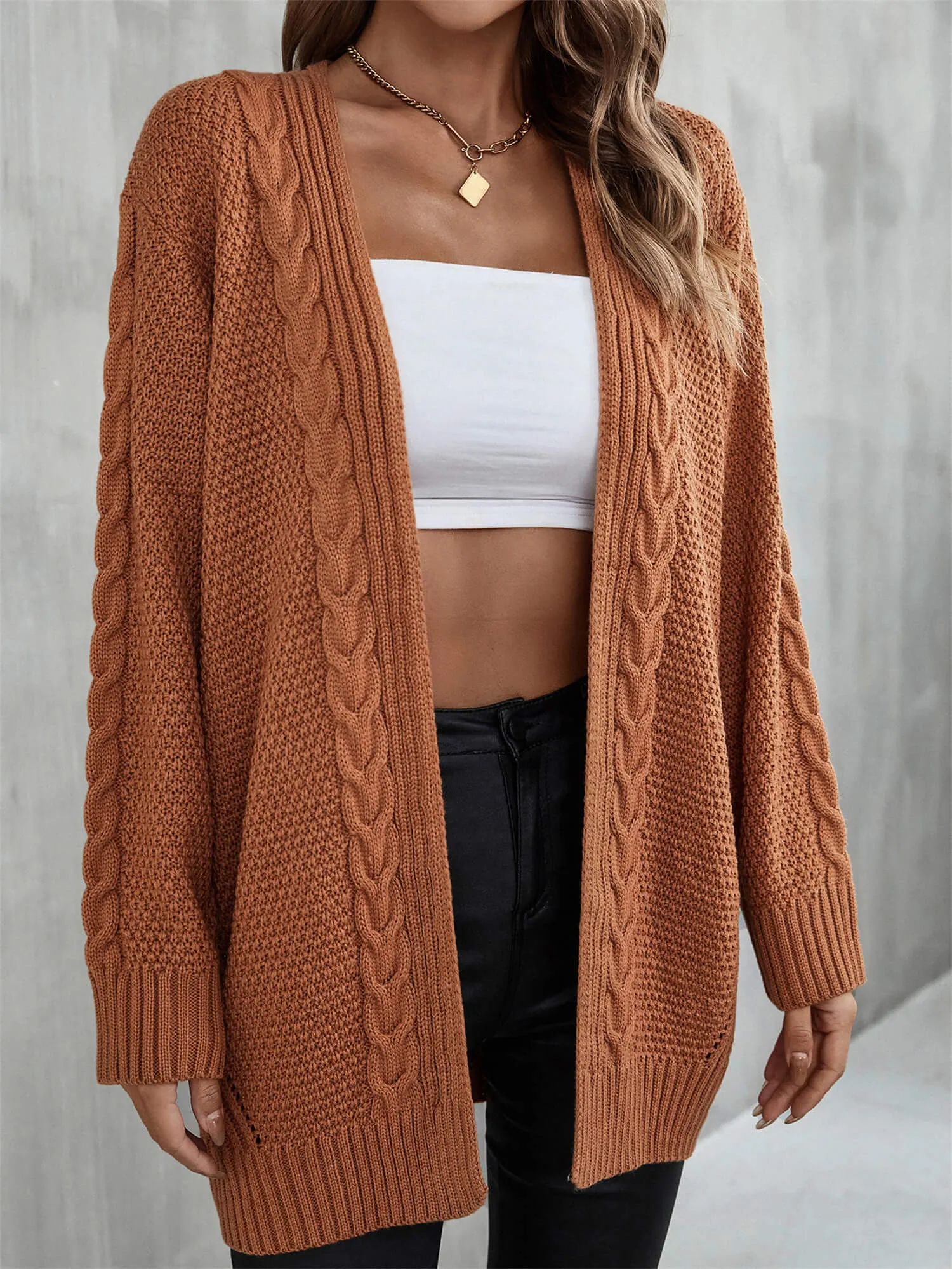 Calling on Cable Cardigan