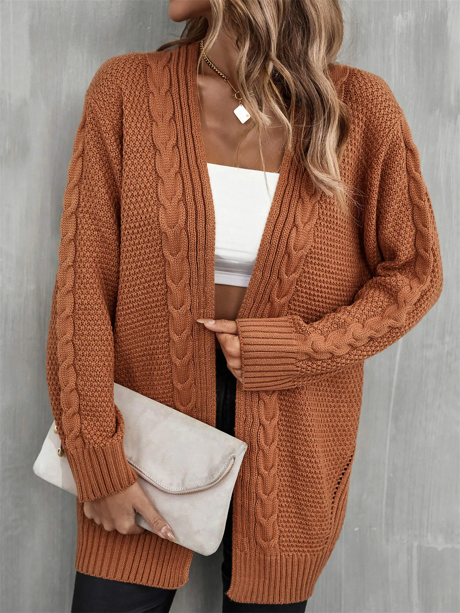 Calling on Cable Cardigan