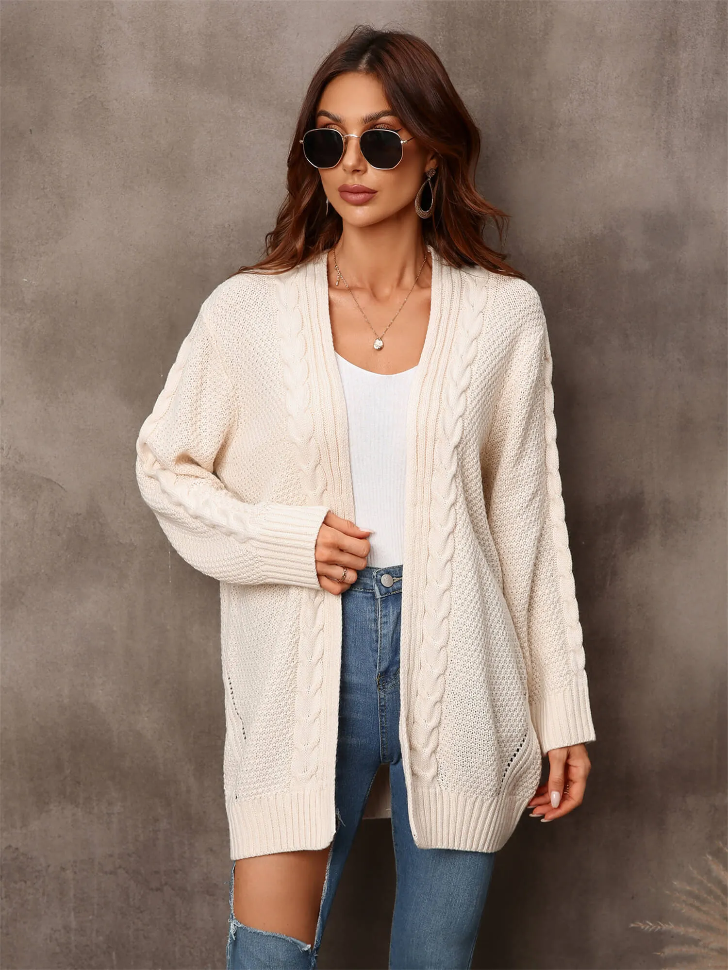 Calling on Cable Cardigan