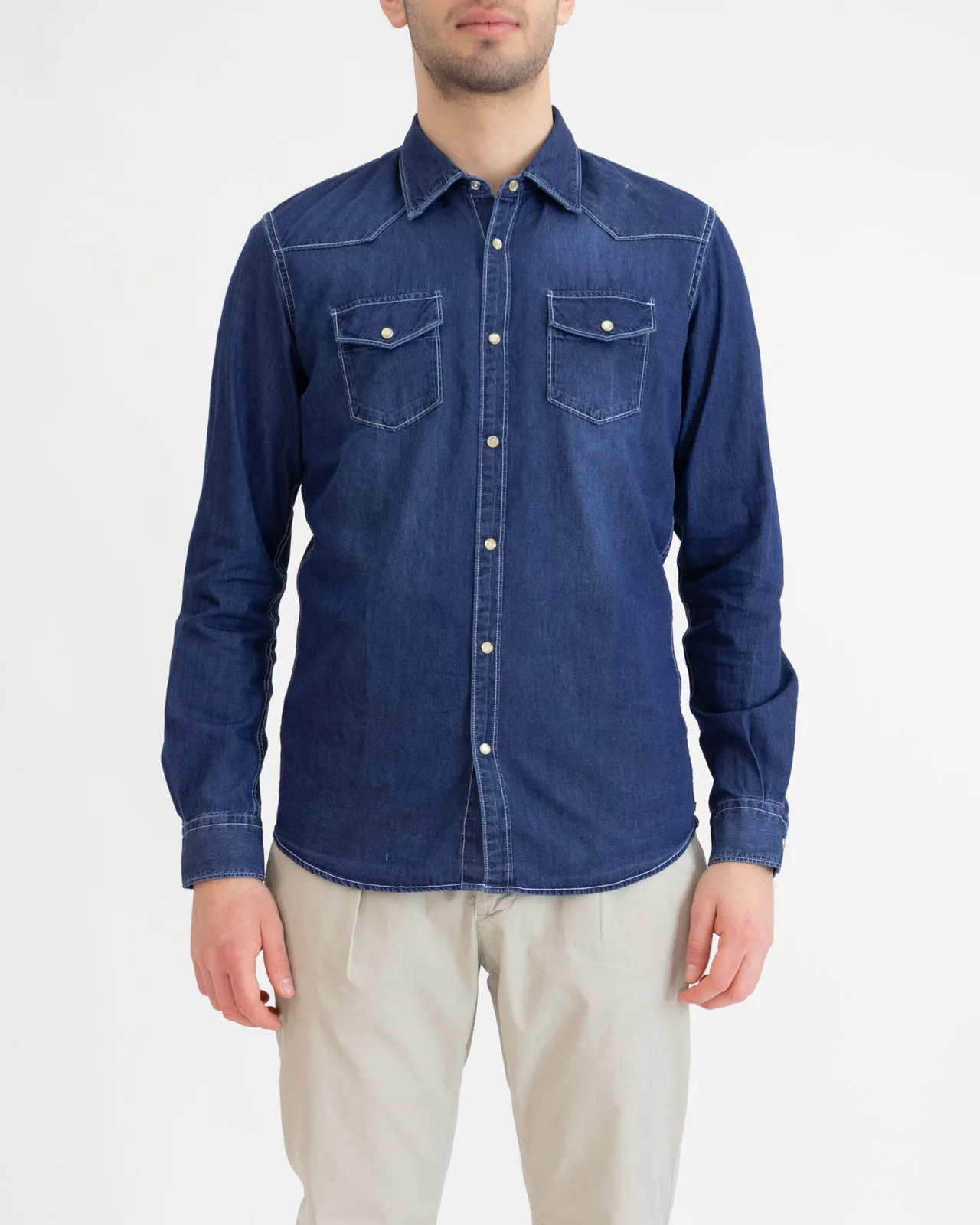 Camicia jeans uomo