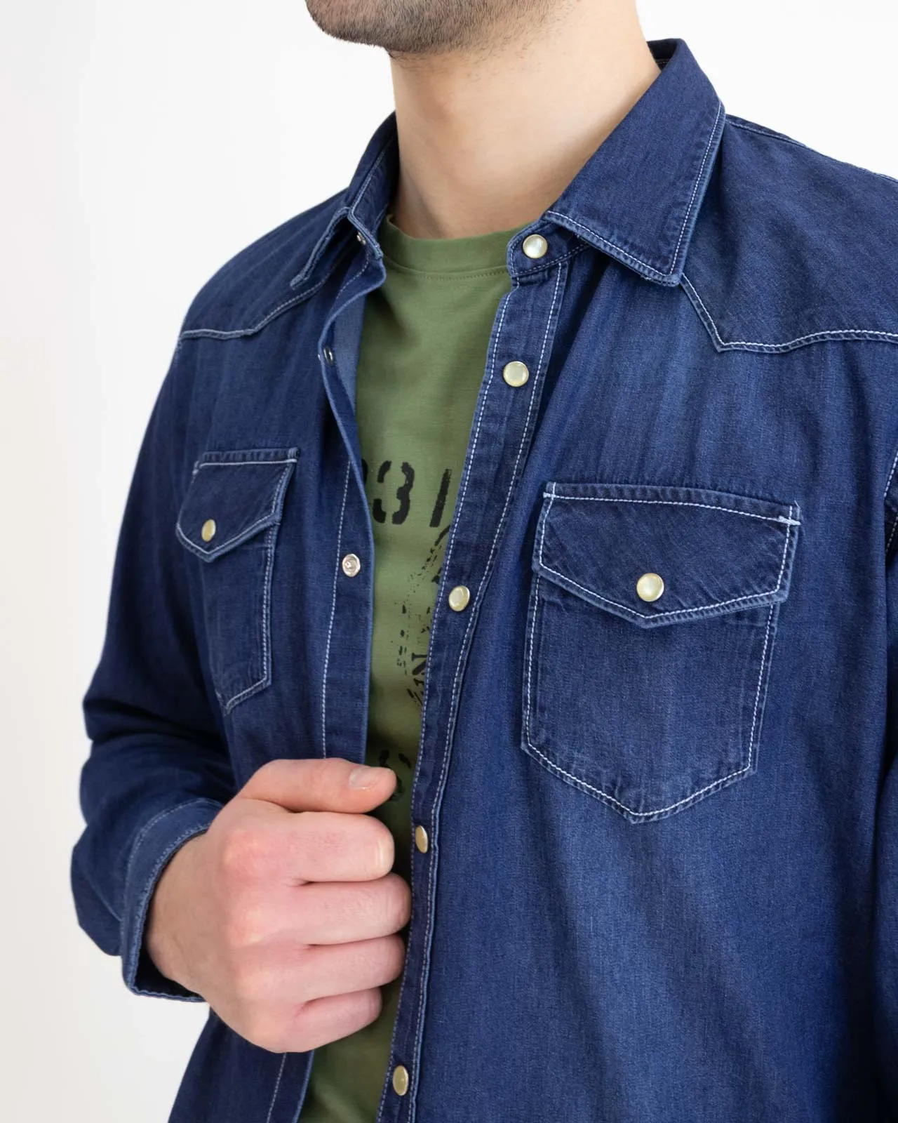 Camicia jeans uomo