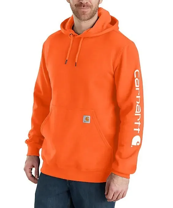 Carhartt  |Pullovers Unisex Long Sleeves Plain Cotton Logo Hoodies