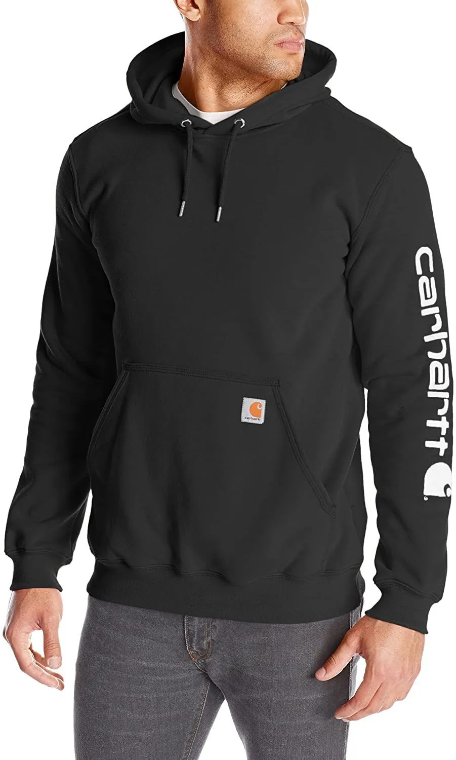 Carhartt  |Pullovers Unisex Long Sleeves Plain Cotton Logo Hoodies