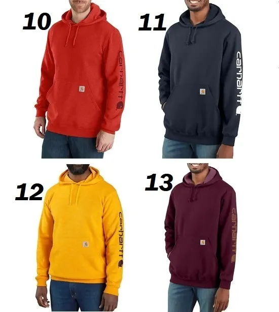 Carhartt  |Pullovers Unisex Long Sleeves Plain Cotton Logo Hoodies