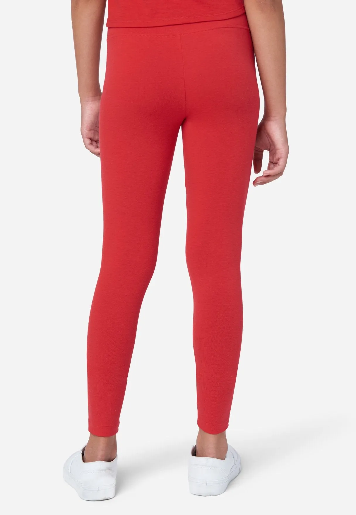 Casual High-Rise Full-Length Leggings