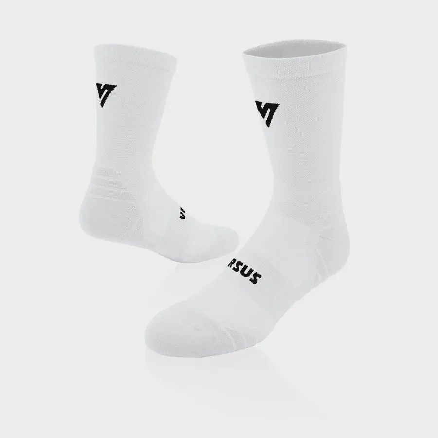 Classic White Active Crew Socks