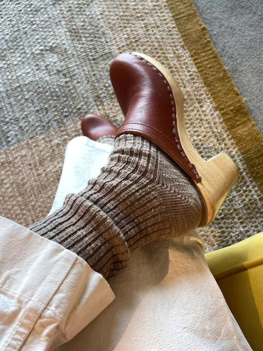 Cottage Socks - Flax