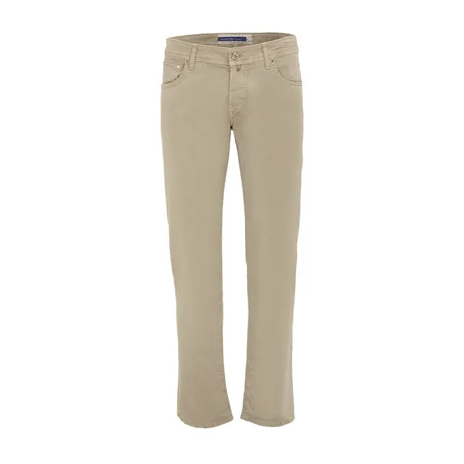 COTTON TROUSERS NICK SLIM FIT Man Sand