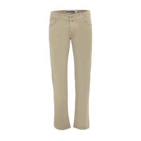 COTTON TROUSERS NICK SLIM FIT Man Sand