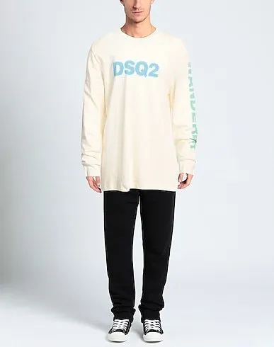 D SQUARED2  |Pullovers Long Sleeves Cotton Logo Luxury Sweatshirts