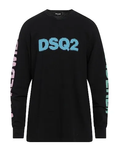 D SQUARED2  |Pullovers Long Sleeves Cotton Logo Luxury Sweatshirts