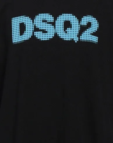 D SQUARED2  |Pullovers Long Sleeves Cotton Logo Luxury Sweatshirts