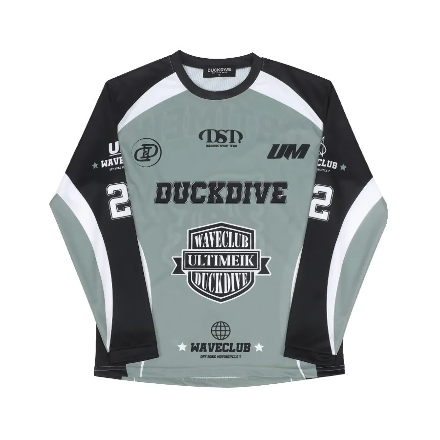 DUCKDIVE  |【 DUCKDIVE 】OFF ROAD MESH LONG SLEEVE GREY