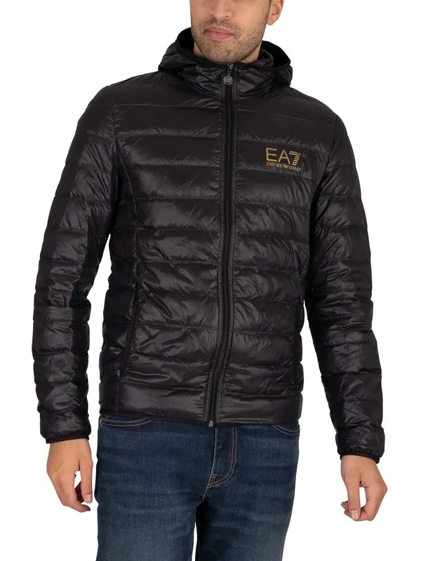 EA7 Woven Down Jacket - Black