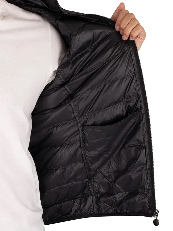 EA7 Woven Down Jacket - Black