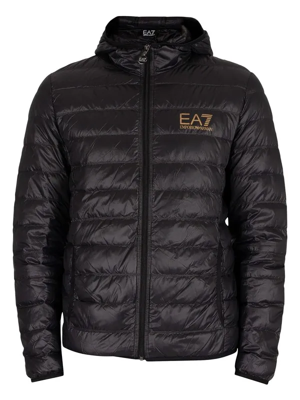 EA7 Woven Down Jacket - Black