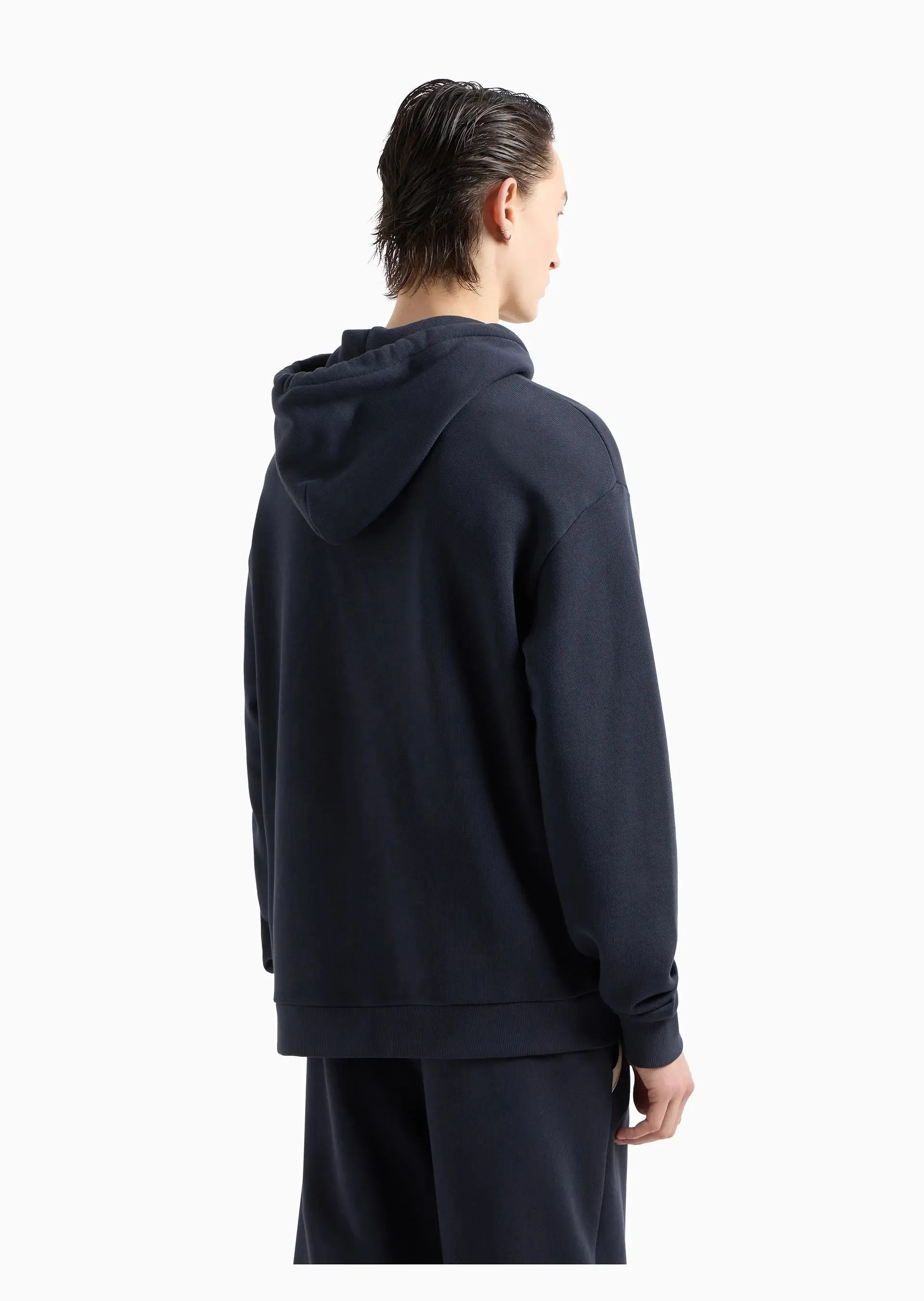 EMPORIO ARMANI  |Pullovers Street Style Long Sleeves Plain Hoodies