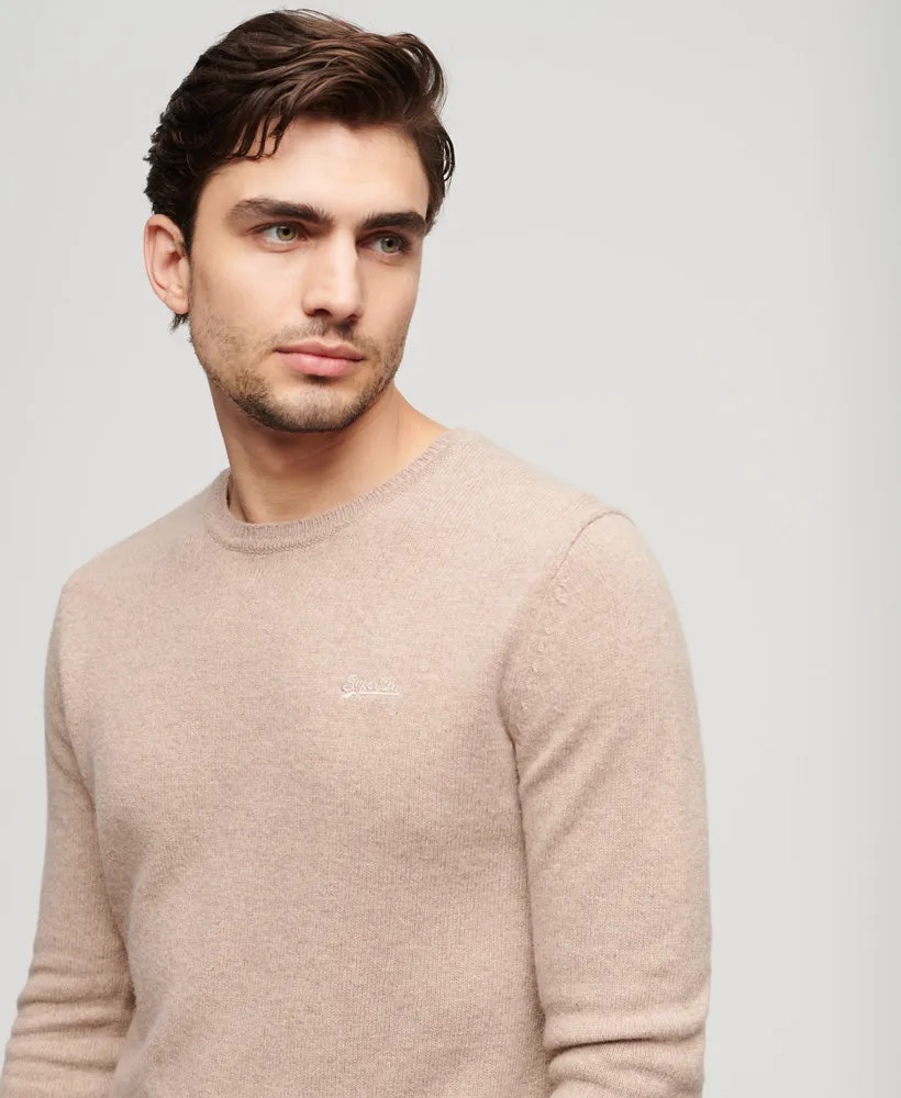 Essential Crew Jumper | Birch Brown Marle