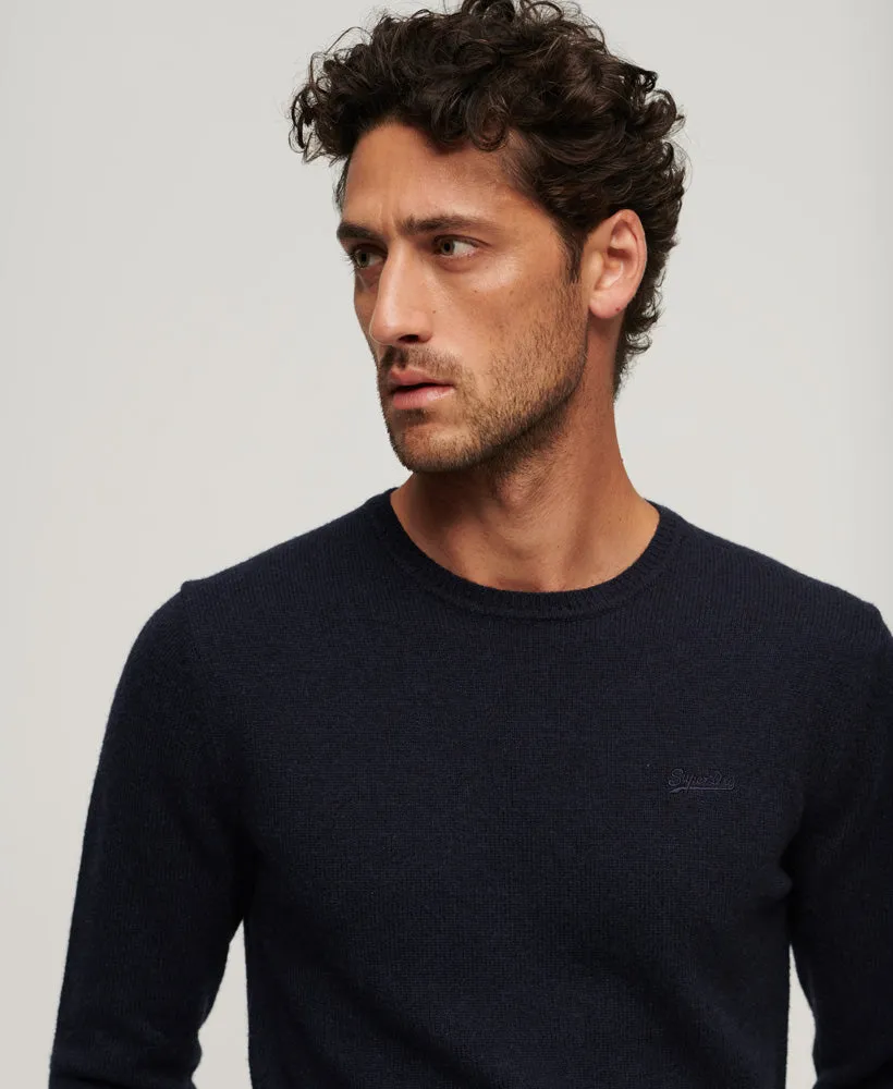 Essential Crew Jumper | Carbon Navy Marle