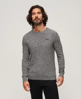 Essential Crew Jumper | Dark Charcoal Jaspe