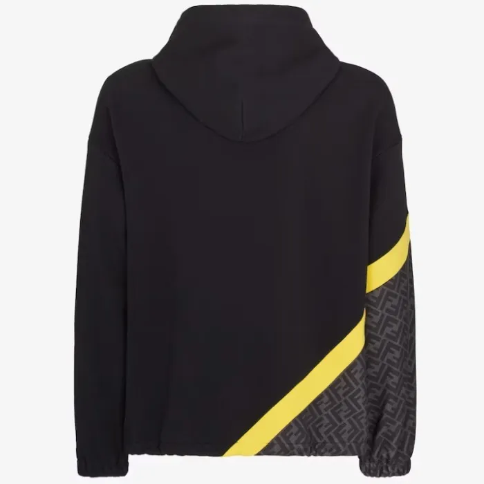 FENDI  |Pullovers Monogram Long Sleeves Cotton Logo Luxury Hoodies