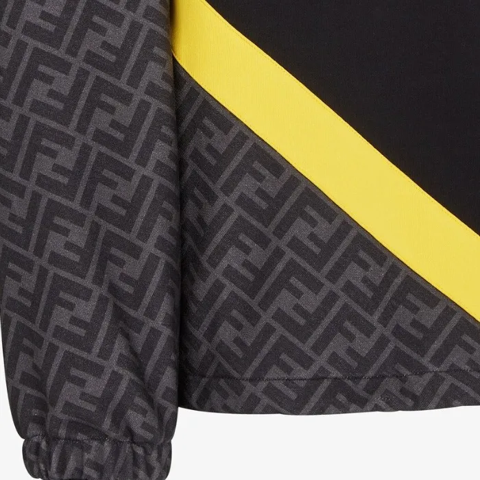 FENDI  |Pullovers Monogram Long Sleeves Cotton Logo Luxury Hoodies