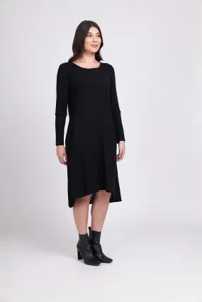 Foil - Swipe Right Merino Dress - Black