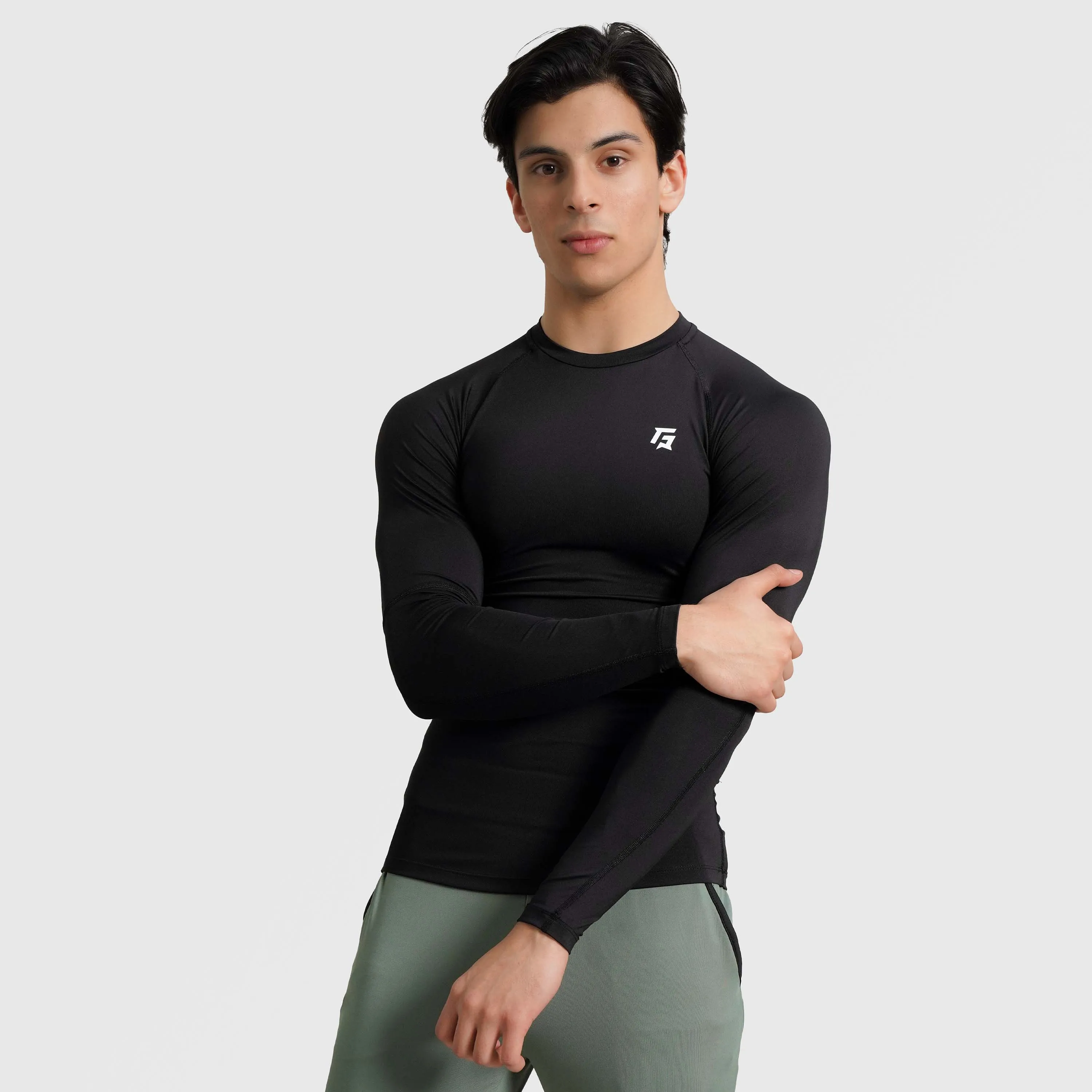 GA Compression Long Sleeves (Black)