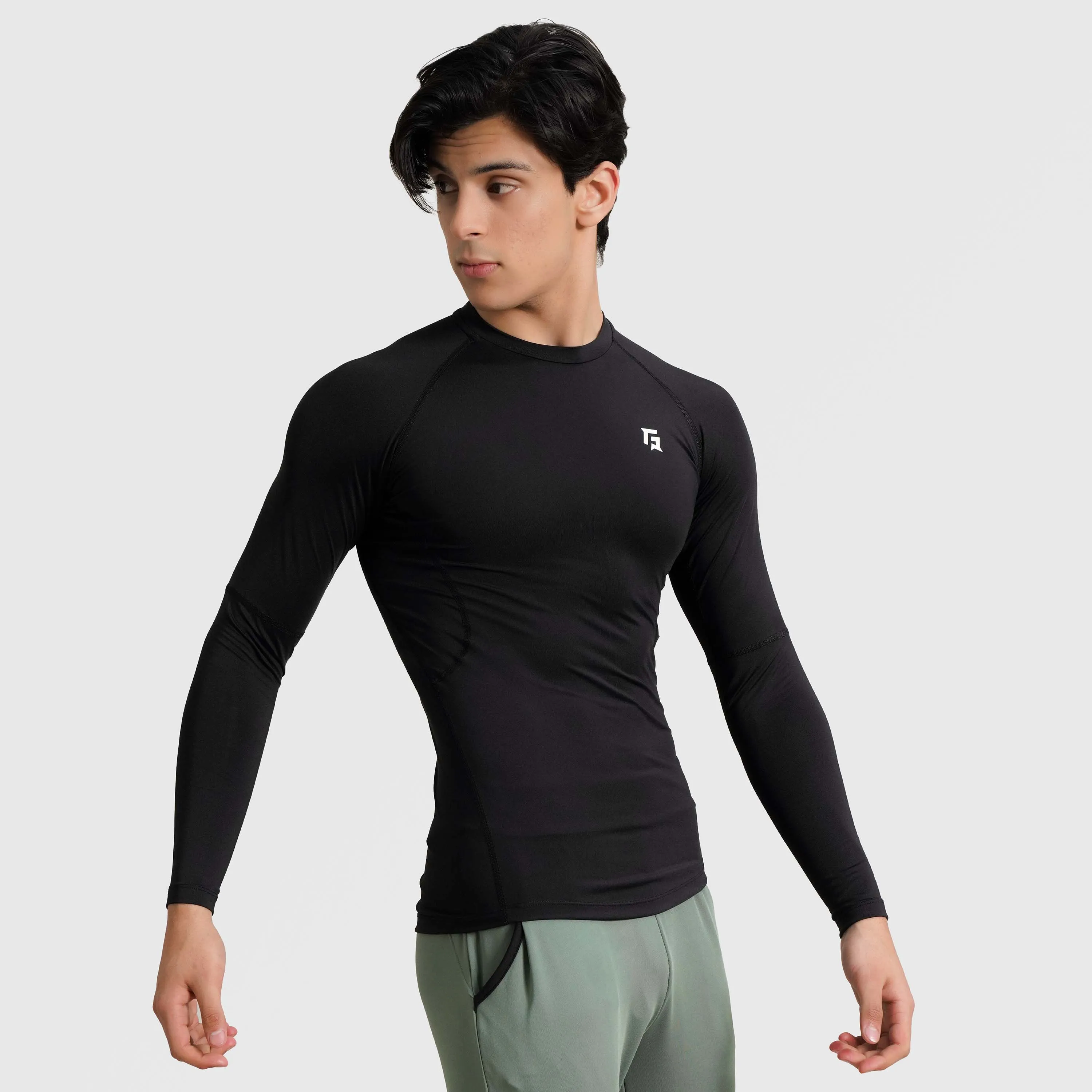 GA Compression Long Sleeves (Black)