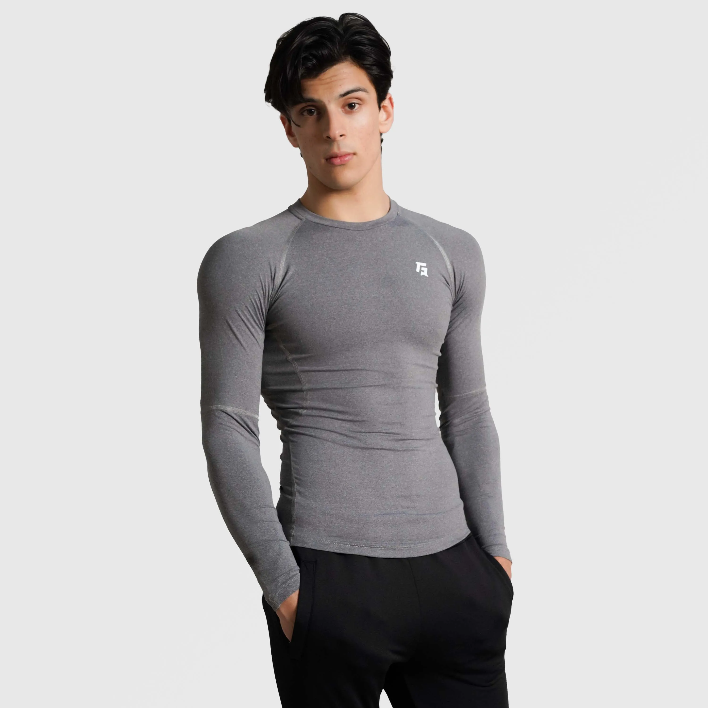 GA Compression Long Sleeves (Grey)