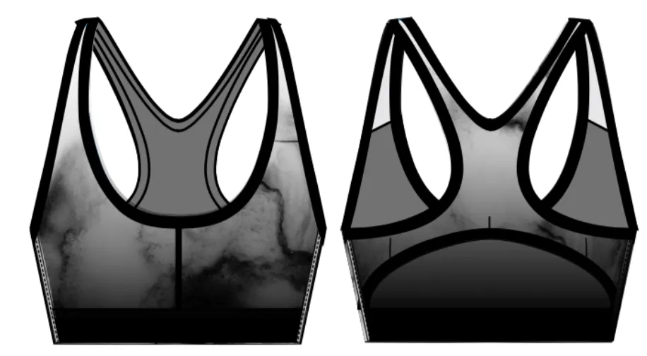 Get It Fast Water Stream Terrain Bra